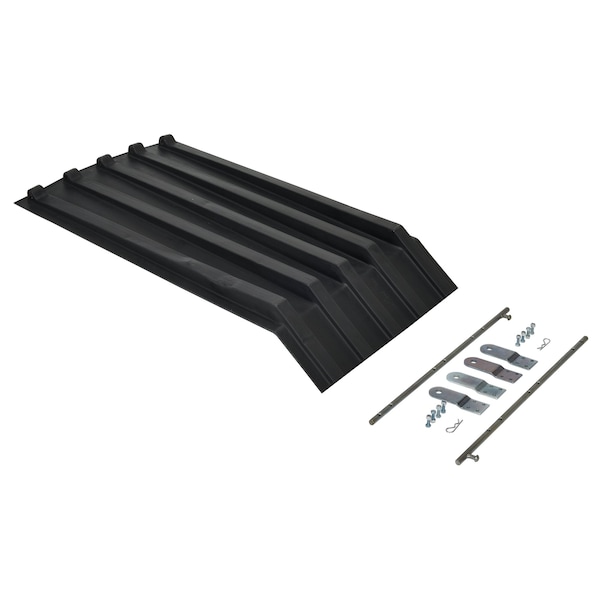 Vestil POLY LIDS FOR SIZE 0.25 STYLE H HOPPER PLID-H-25 - main